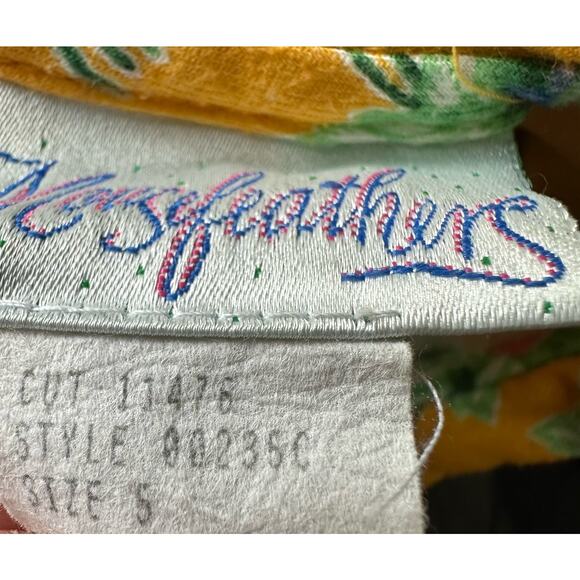 Mousefeathers Mustard Yellow Floral Prairie Ruffle Dress 5 5T Peter Pan Collar - Picture 6 of 8